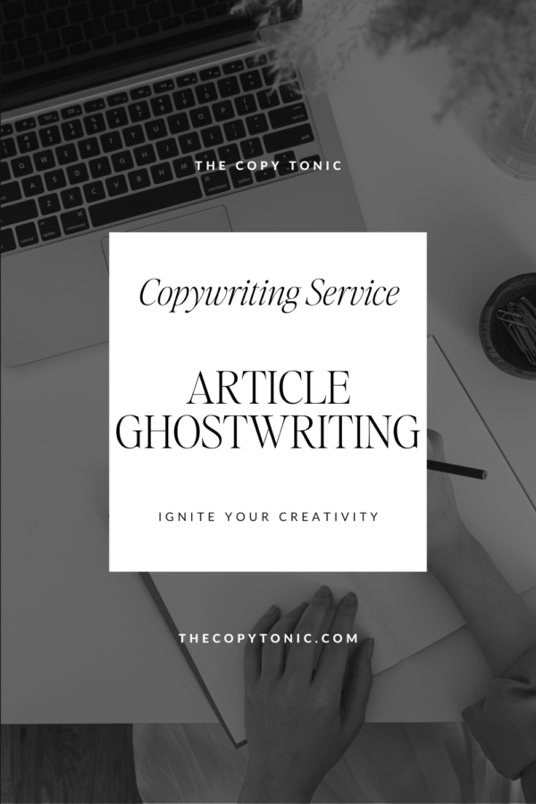 Article Ghostwriting